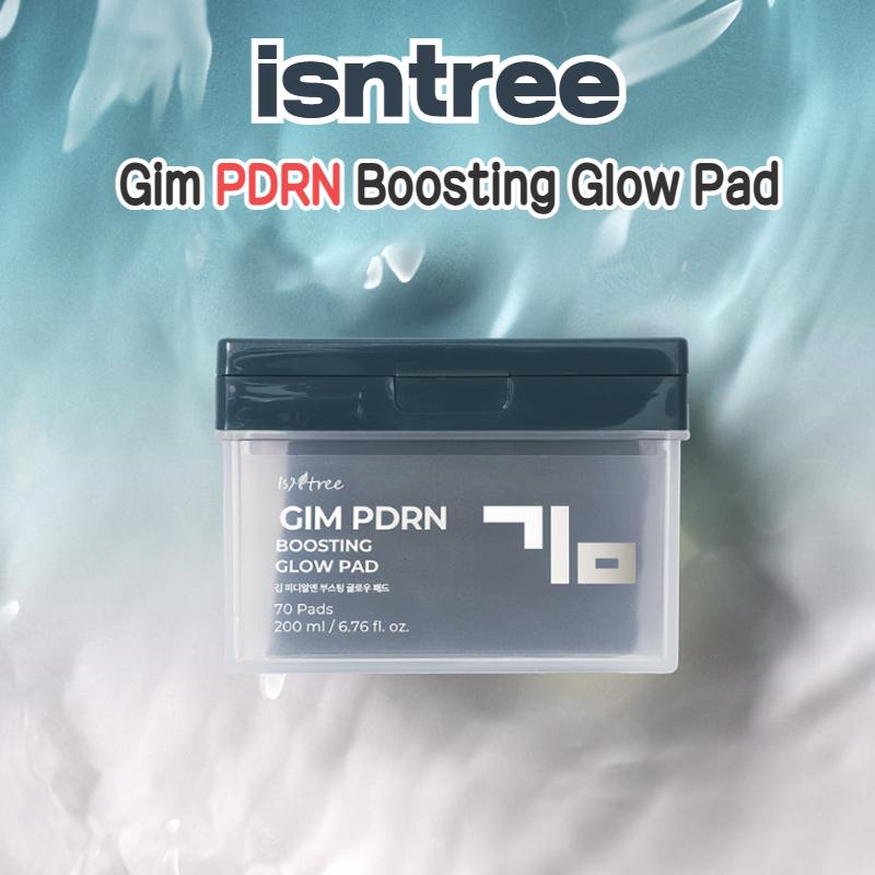 [ISNTREE] Gim PDRN Boosting Glow Pad 70pcs/ NCT Jaemin Pick/PDRN Hydrating Toner Pad