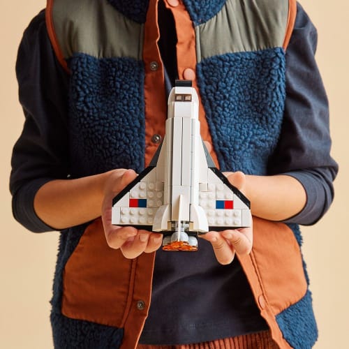 LEGO Creator Expert Space Shuttle Toy Present Birthday Block Educational Christmas Boys Girls Children 6 Years Old 7 Years Old 8 Years Old 9 Years Old