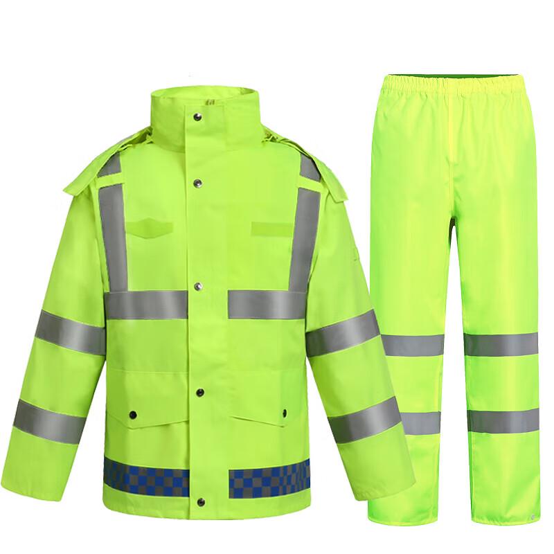 Men s Reflective Safety Rain Suit