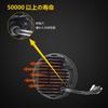 Vancroser 5.75 Inch Headlight Motorcycle LED Motorcycle Projector Hi/Lo Switching 6,500LM DRL /24V High