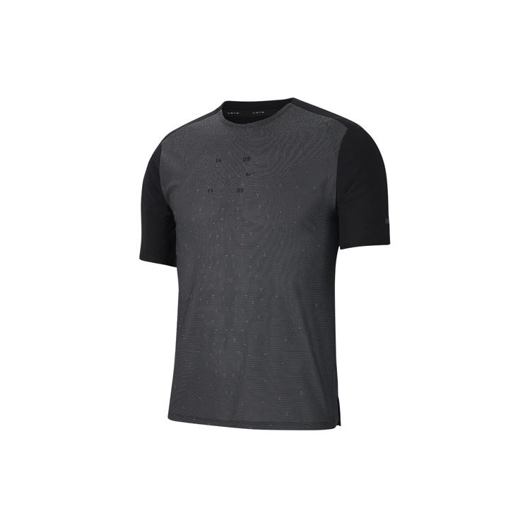 Nike TECH PACK Running Tops Short Sleeve Black Men s CJ5732-010 L