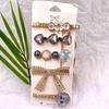 Women's Floral Pearl Hair Clip Accessory