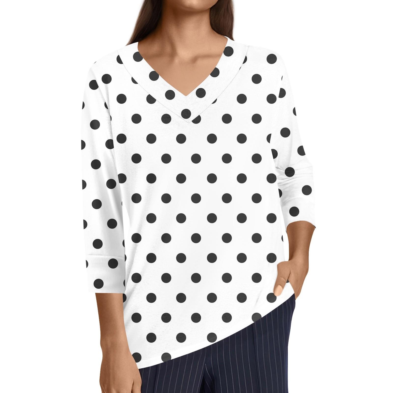 

Женская модная повседневная свободная футболка с круглым вырезом и рукавами 3/4 с принтом, женский топ XL белый