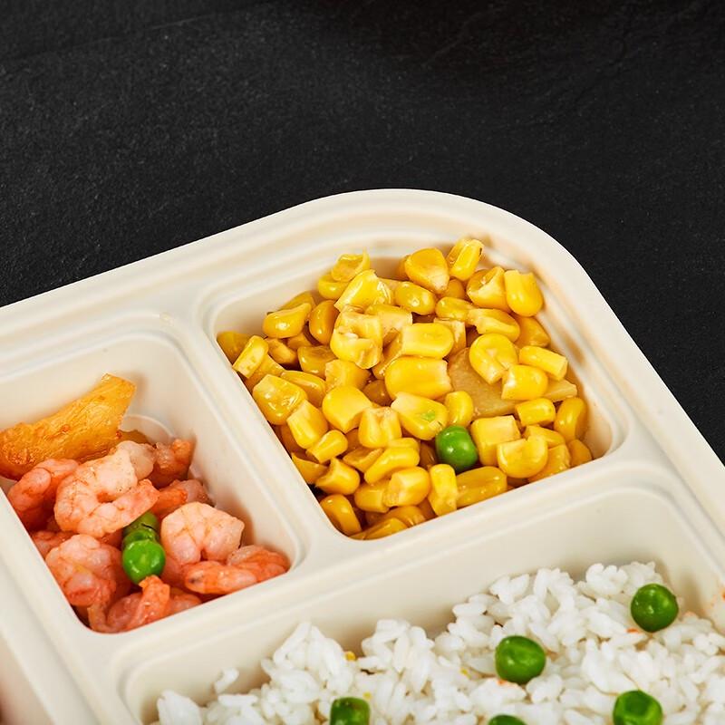 Bai Chufang Biodegradable 5-Compartment Takeout Meal Boxes