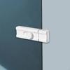 Slide Bolt Door Latch Aluminum Self Sticky Sliding Lock for Home Office Bathroom Bedroom