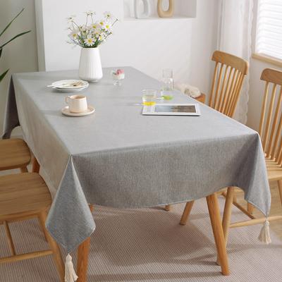 Tablecloth Waterproof And Oil-Proof Leave-In Fabric Simple Coffee Table Rectangular Cover Dining Table Cloth Household Tablecloth