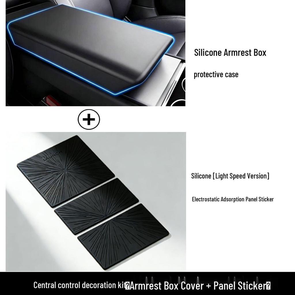 Tesla Model 3/Y Central Control Silicone Protective Film & Interior Accessory