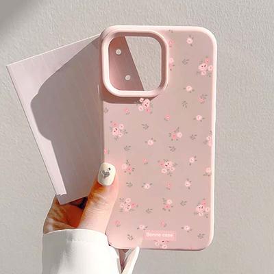 INS Korea Rosa Blume Handyhülle Für iPhone 17 16 15 14 13 12 11 Pro Max 16 Plus 17 Air Stoßfest Süßigkeiten Weicher Bumper Hüllen Abdeckung