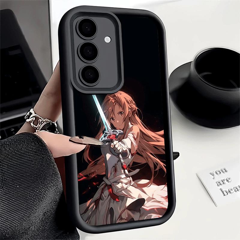 Phone Case for Samsung Galaxy S26 S25 Ultra S24 FE Sword Art Online Yuuki Asuna Shell S23 Plus S22 + S21 S20 5G Soft Silicone Fu