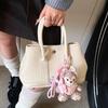 Spring and Summer Hot Sale Dopamine Color Sweet Simple Portable Bucket Bag Korean Version Fashion Commuter Versatile Messenger Women's Bag