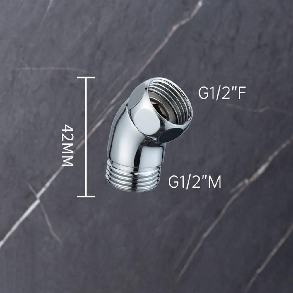Erosion Resistant Hand Shower Elbow Connector In Stainless Steel