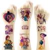 80pcs Kpop Demon Movie Hunters Temporary Tattoos Removable Tattoo Stickers for Kids Goodie Bag Stuffers Party Supplies Decor