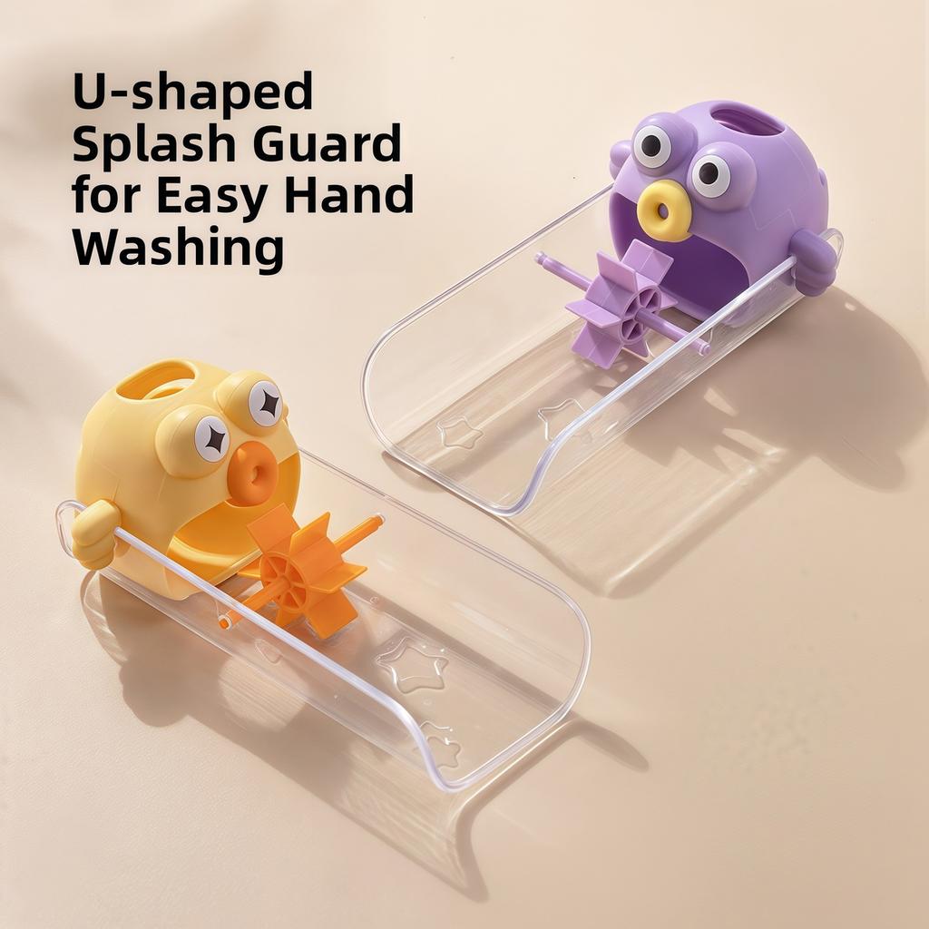 Children Kids Faucet Extender Hand Washing Toy Duck Baby Extension Splash Water Extender for Bathroom Kitchen Baby Hand Washing