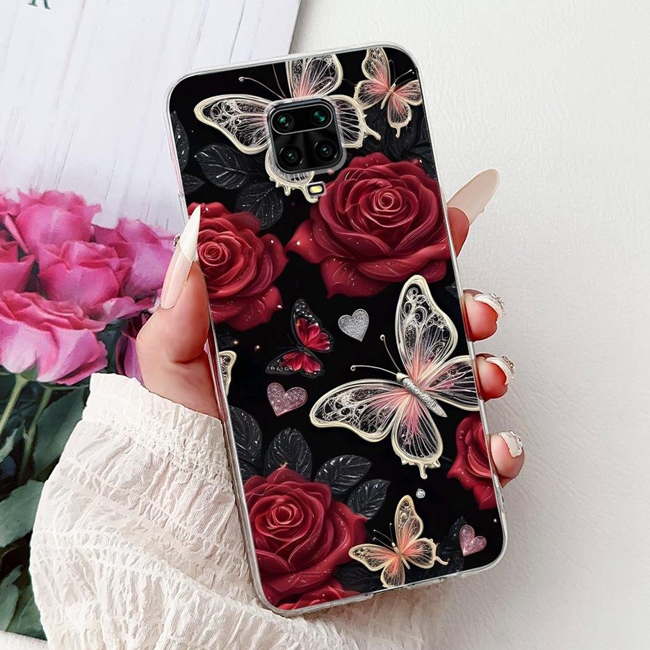 For Xiaomi Redmi Note 9 Pro Case Note 9S Fashion Painted Cover Soft Silicone Phone Cases For Redmi Note 9 Pro Max Note9 S Fundas