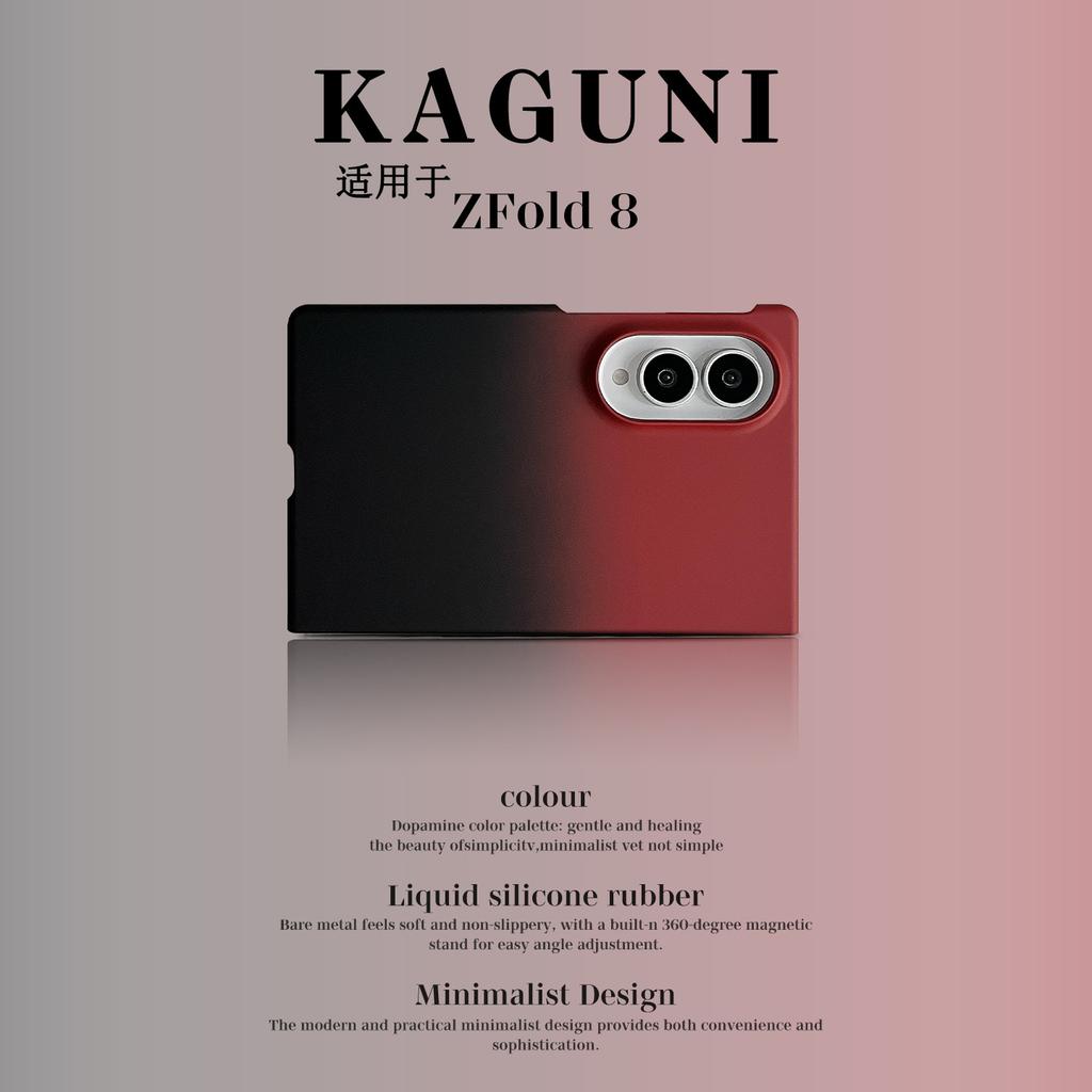 Luxury Gradient Candy Colour Slim Skin-Friendly Metal Case for Samsung Z Fold 8 Ultra 7 6 Hard PC Shockproof Flip Protect Cover