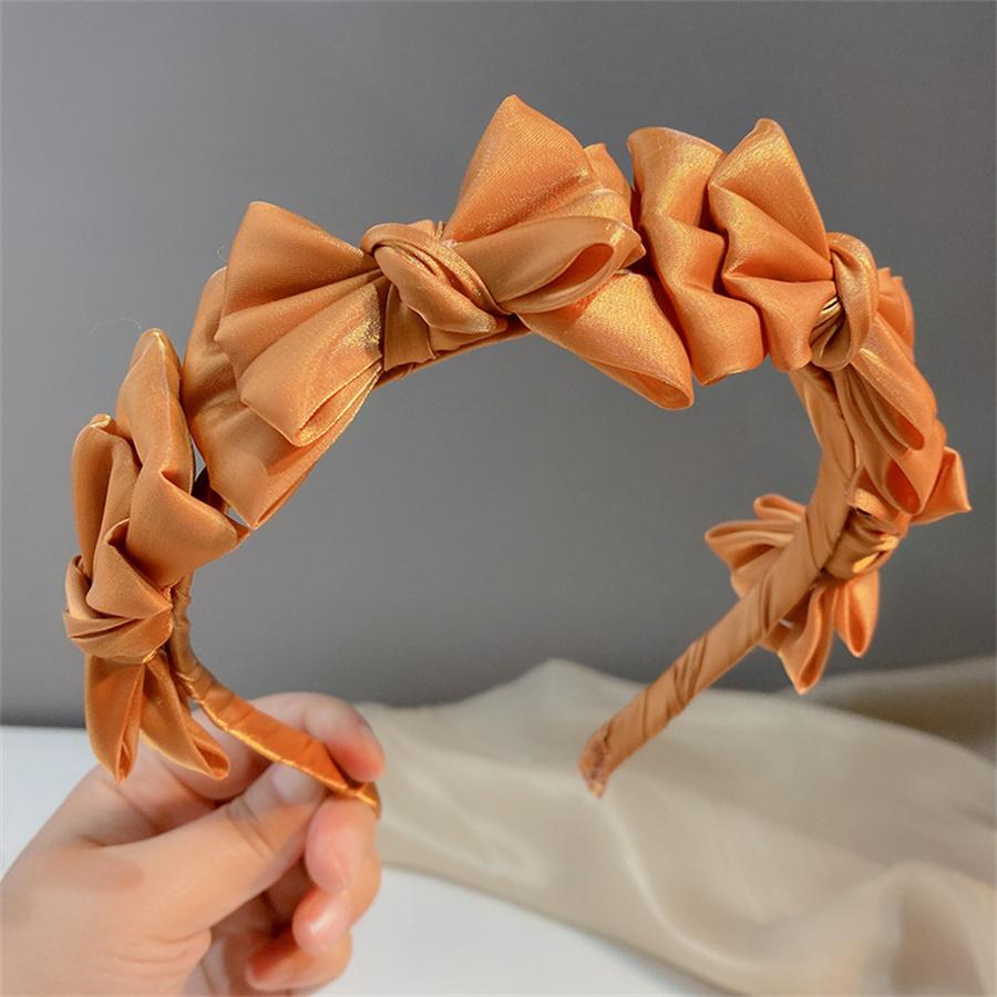 

Новый Темперамент Головной Убор Аксессуары для Волос Весна Лето Сетка Шелк Повязка на Голову Корейский Стиль Повязка на Голову Женская Повязка на Голову Бант Обруч для Волос