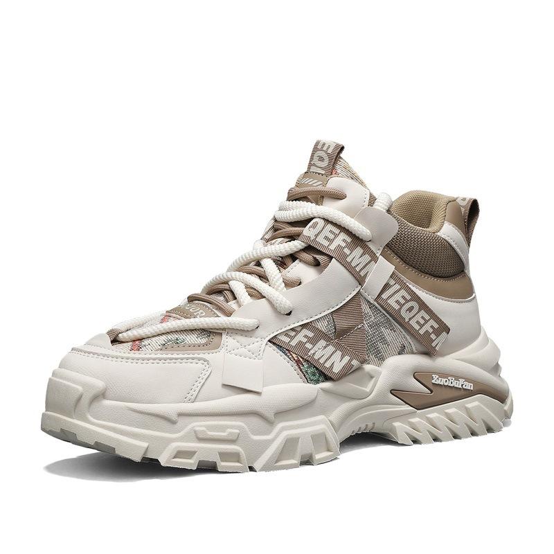 Autumn New Personalized Design Sneakers Teen Height-increasing Dad Shoes