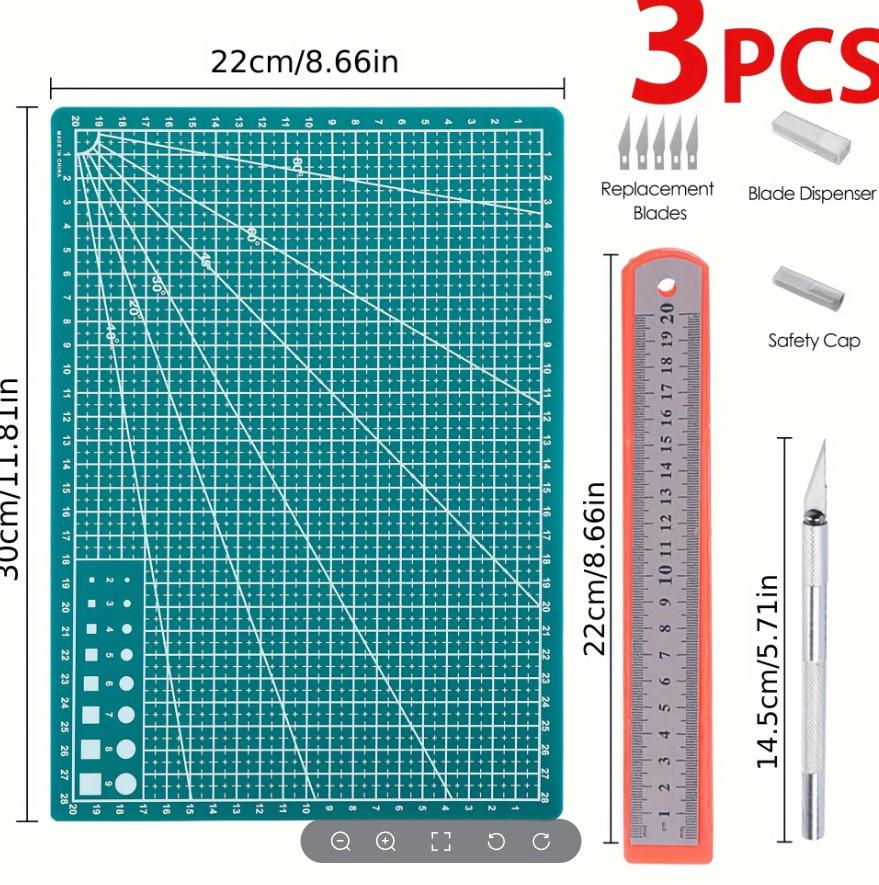 Engraving & Craft Knife Mat Set with Cutting Tools