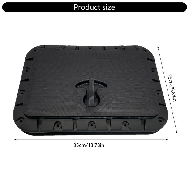 Waterproof Boat Hatches Cover UV Resistant ABS Material 25x35cm Deck Plate Suitable For Marine Kayak Canoe Accessories