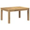 Coffee Table White 49 X 68.5 X 36 Cm Solid Acacia Wood