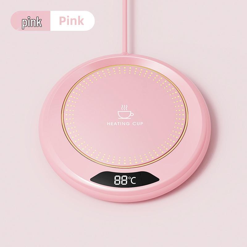 Smart Adjustable Temperature Heating Coaster - Insulated Cup Pad with Three-Level Temperature Control up to 55°C