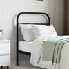 VidaXL Black Metal Headboard 75 Cm 352604