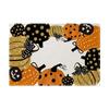 Japanese-style Halloween Patterns Linen Table Placemat Printed Table Anti-scalding Heat Insulation Pad Cup Coaster