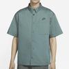 Nike Shirts Men's Green Lapel Thin Workwear DM8686-387