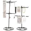 Necklace Holder Bracelet Rack Rotating Jewelry Storage Hanger Organizer Earrings Rings Jewelries Stand Bracket Home