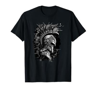 Spartan Symbol Gladiator Helmet Spartan MMA Fighter T-Shirt