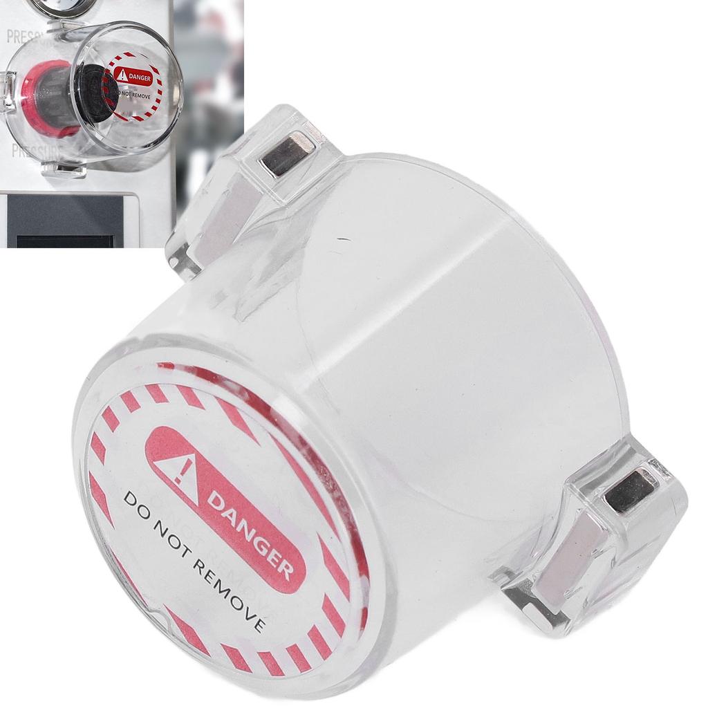 Push Button Switch Protective Cover Round Full Transparent Strong Magnet for Emergency Stop BD-H01-5