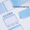 Self-Adhesive Tearable Sticky Notes for Students: Ideal for Junior To Senior High, Primary Use, Perfect for Error Notes.