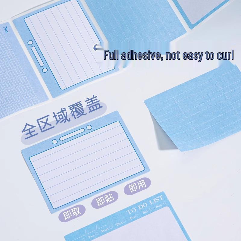 Self-Adhesive Tearable Sticky Notes for Students: Ideal for Junior To Senior High, Primary Use, Perfect for Error Notes.