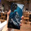 Night Sky Mountain Pattern 2D Phone Case for Samsung Galaxy S26 S25 S24 S23 S22 S21 S20 A55 A54 Tempered Glass Protective Cover