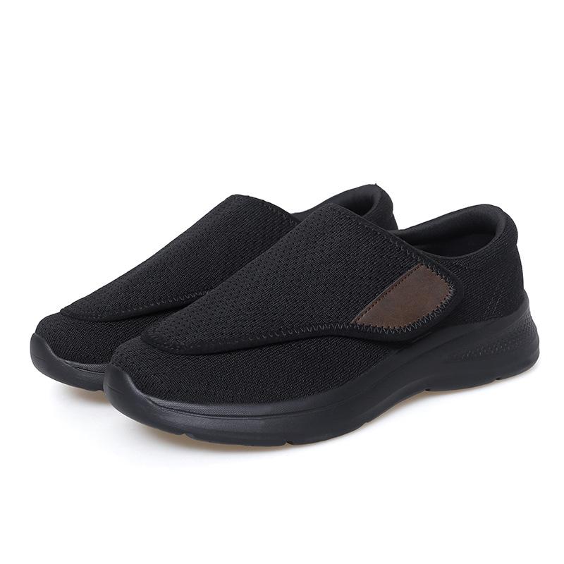 Casual Orthopedie Brede Voeten Gezwollen Schoenen Duim Eversie Aanpassen Zacht Comfortabel Diabetische Schoen Wandelschoenen