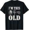 Ich bin dieses alte T-Shirt, Vintage Mechaniker Humor Geschenk, Oldtimer Enthusiasten Geschenk, Retro Auto Reparatur Grafik T-Shirt