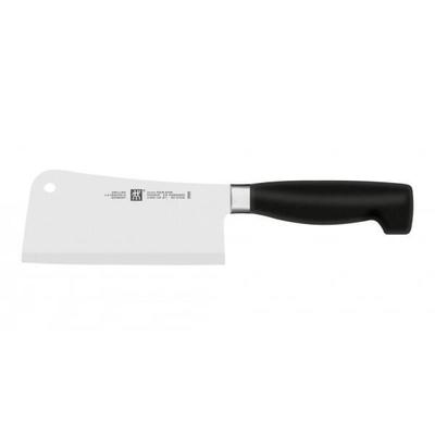 Cleaver Weight 500g Forged Zwilling Four Star - 15cm Blade Black