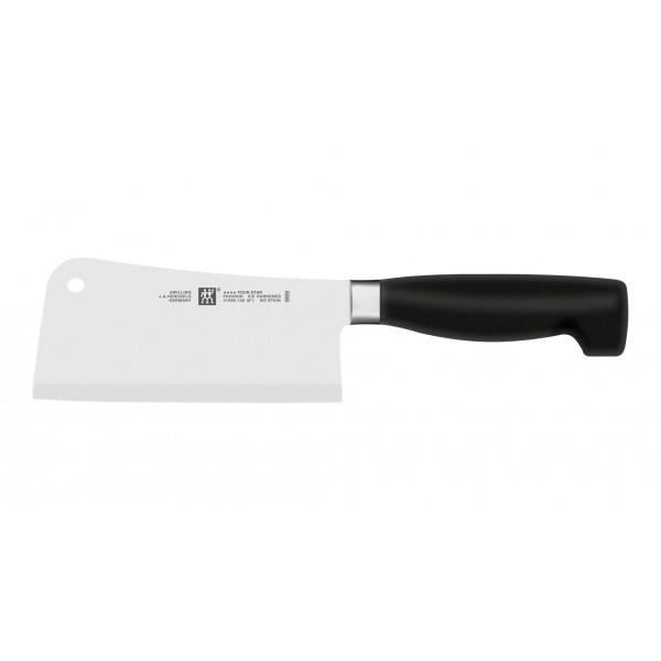 Hackbeil Gewicht 500g geschmiedet Zwilling Four Star - Klinge 15cm Schwarz