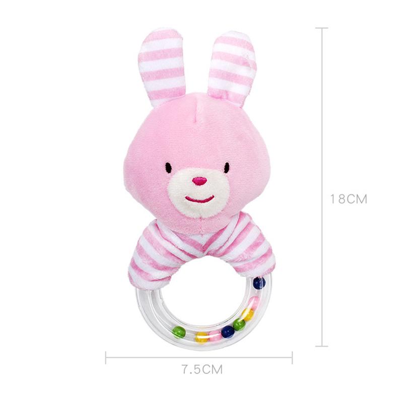 Rattles Animal Giraffe Baby Soft Stuffed Doll Teether Doll Cute Kids Infant Baby Teething Toys For Newborn Sensory Plush Toys