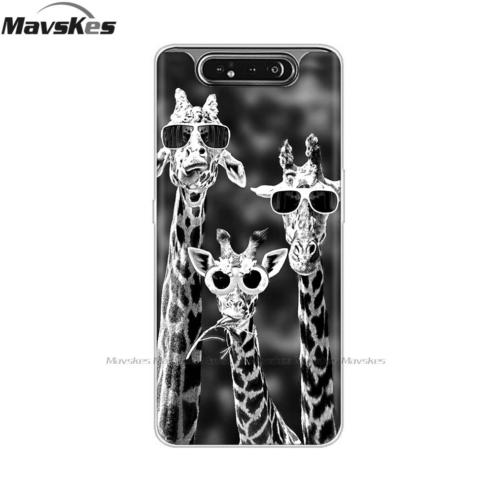 Per Samsung Galaxy A80 Custodia A805 Silicone Morbido TPU Custodia per Telefono Per Samsung A80 2019 A 80 GalaxyA80 A805F A805 SM-A805F/DS Copertura