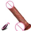 Realistic Thrusting Dildo Vibrator Sex Toys for Women Rotating Anal Dildo Heating Giant Dildo 5 Telescopic & 7 Vibration Modes