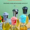 New Press-Type Glass Oil Sprayer: Refillable Food-Grade Kitchen Oil Bottle