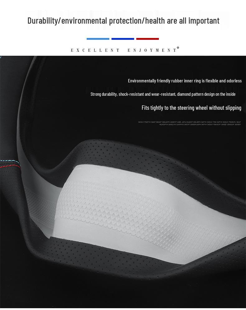 MG Steering Wheel Cover for MG6, HS, MG5 New Energy, MG3SW, MG3 Navigator, ZS, Roewe - Suede Handle Cover