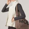 Nike Gilet Imbottito Casual con Collo Alto e Design con Zip Diagonale da Donna Gilet Bianco FB7607-110