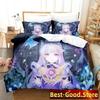 Game Genshin Impact Sangonomiya Kokomi Bedding Set Single Twin Full Queen King Size Bed Set Adult Kid Bedroom Duvetcover Sets