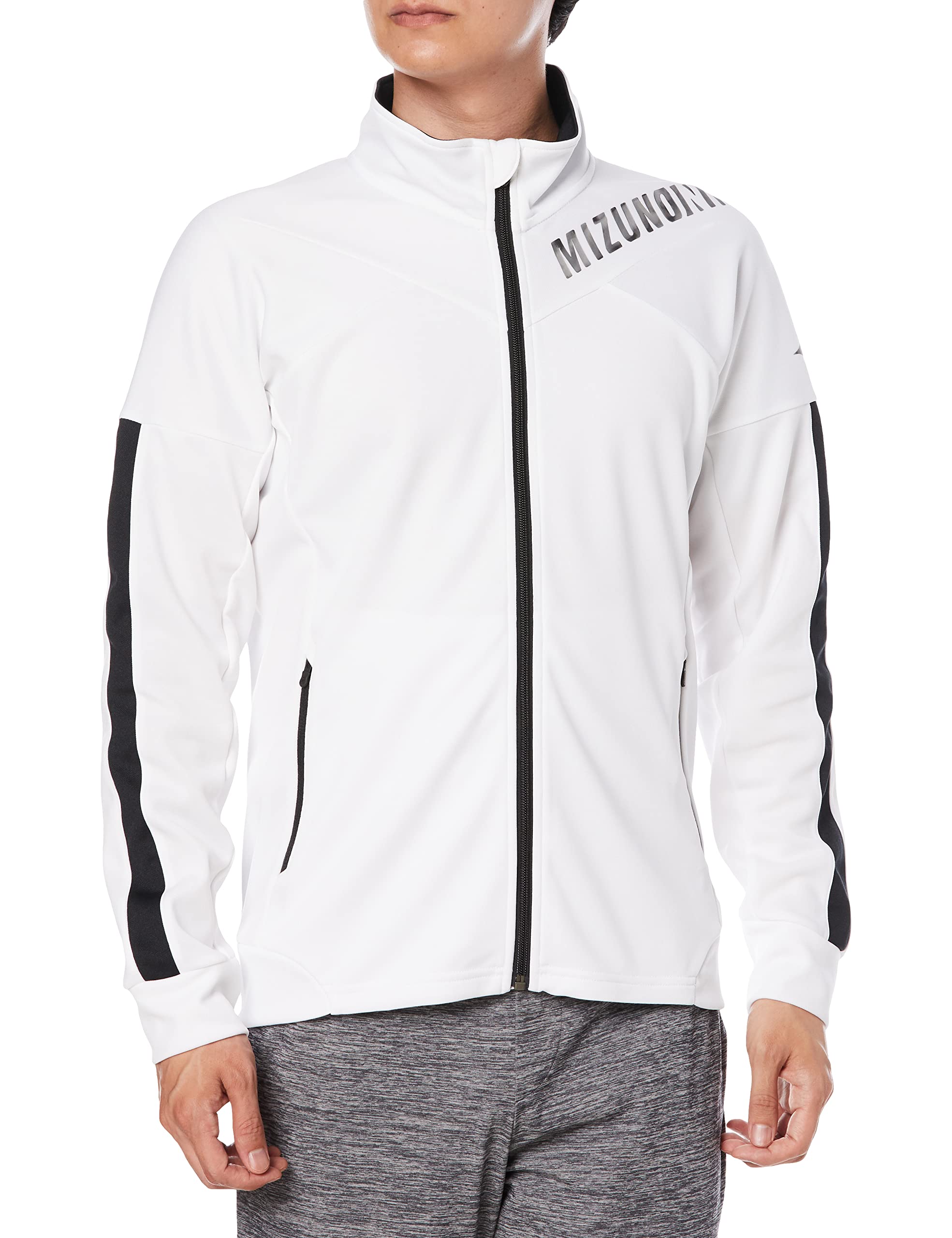 

Куртка спортивная Training Wear Track Jacket 32MC1012 белая 3XL [Mizuno] мужская белый