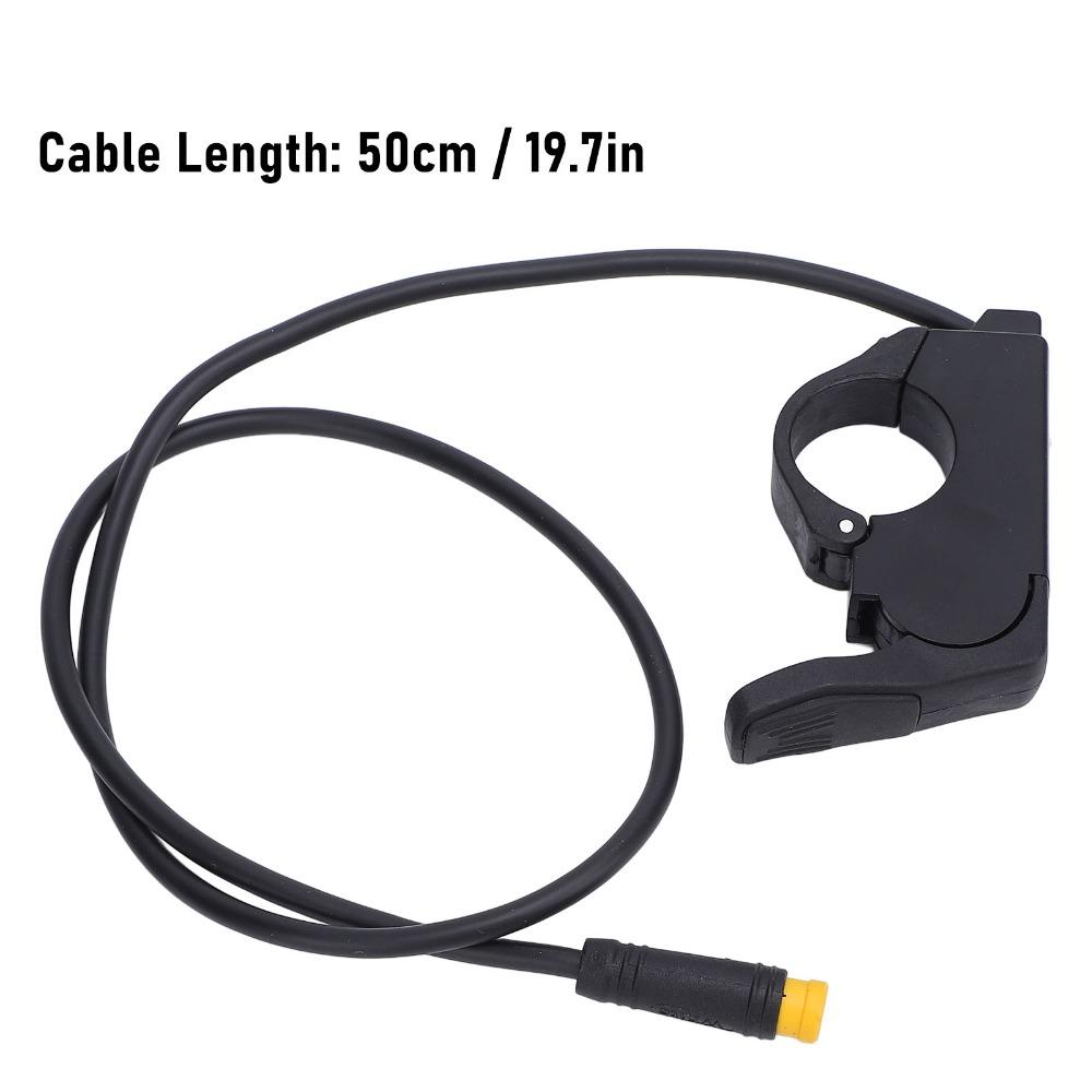 Acceleratore a Dita Elettrico per Bicicletta 140X Acceleratore a Pollice a 3 Pin Acceleratore per Scooter Elettrico Bicicletta Elettrica