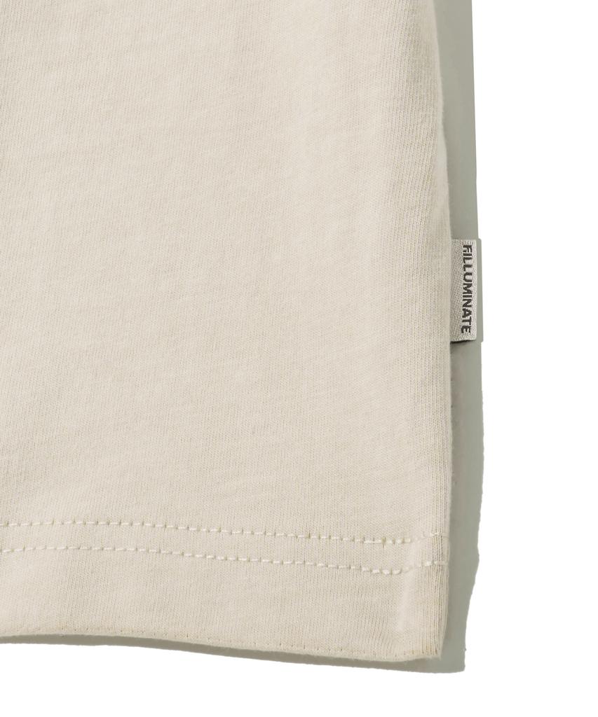 FILLUMINATE Essential Arch Logo Pigment T-Shirt - Beige