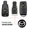 14mm Car Key Emblem Stickers Auto Control Key Logo Accessories For Mazda 3 6 CX5 2 CX3 CX9 MX5 RX8 Axela Demio MS CX5 2 Axela Demio Atenza MS GH BK MP