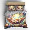 Three Kittens Relaxing In Hammock Print Soft Comfortable Duvet Cover Bedding Set Included 1*Duvet Cover  2*Pillowcases